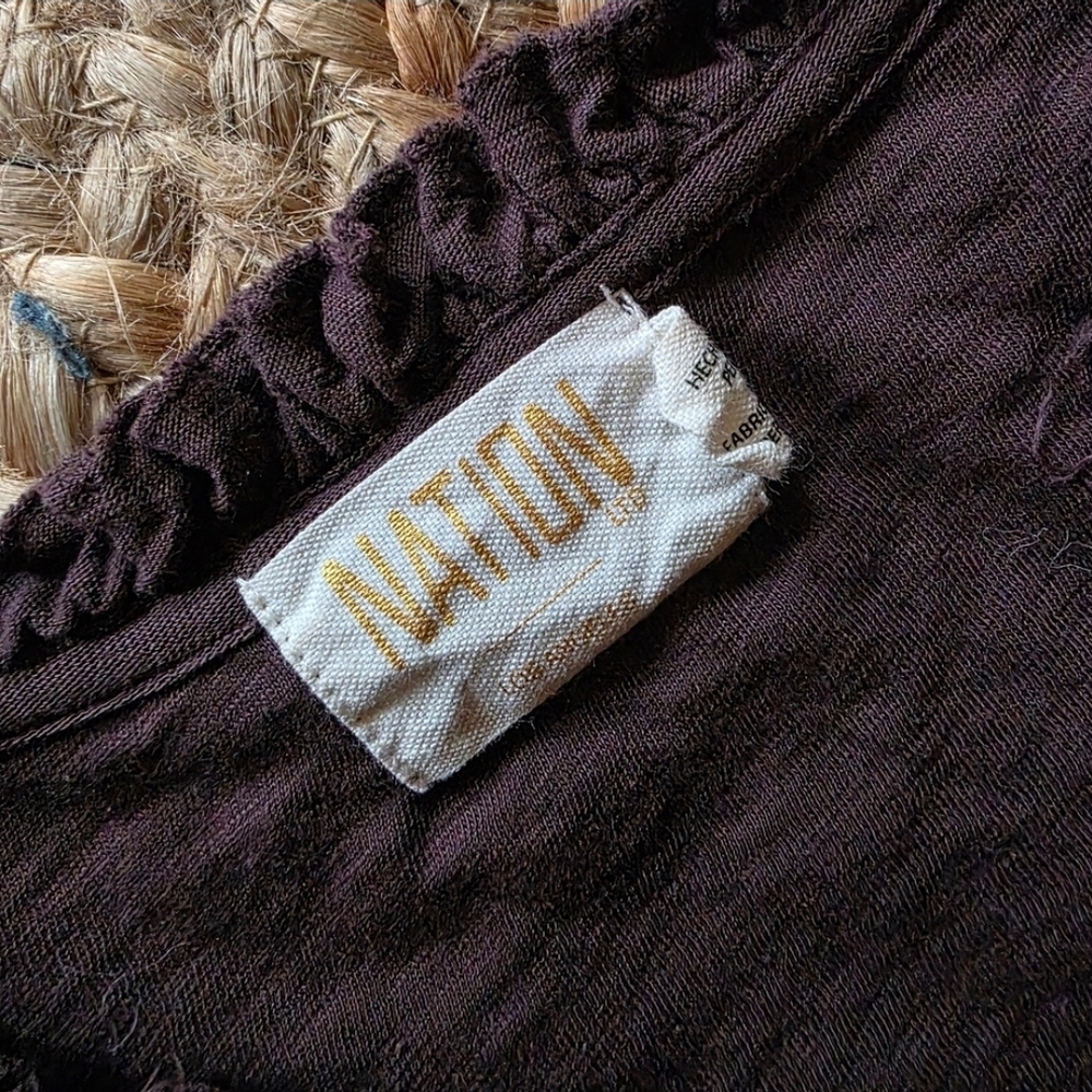 Nation LTD | Sasha Peasant Tee Pima Cotton L - Picture 4 of 13